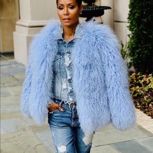 Jackets & Coats - Pink Mongolian Fur Coat Jackets & Coats - Pink Mongolian Fur Coat